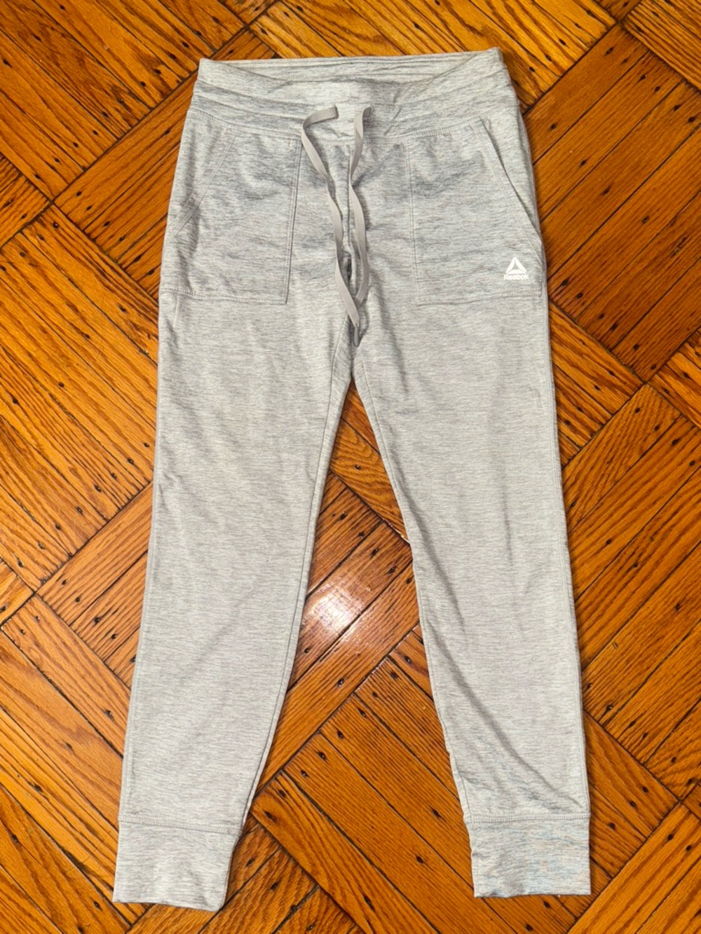 Reebok Reflective women’s light Gray Athletic Jogger Pants